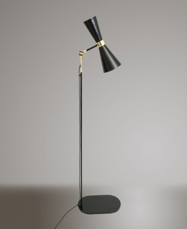 Cairo Mid-Century Floor Lamp Floor Lamps Great Lighting UK Ltd